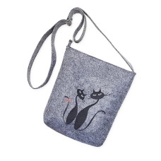 Felt Handbag Cat 0008-11