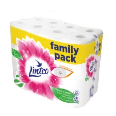 Linteo Toaletní Papír 24 ks Bílý 2-Vrstvý