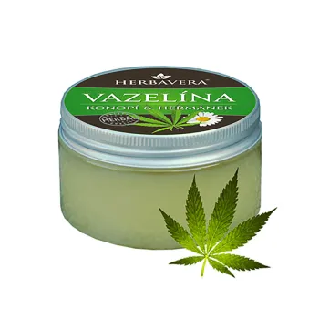 Konopná vazelína s heřmánkem, 100 ml Konopná vazelína s heřmánkem, 100 ml